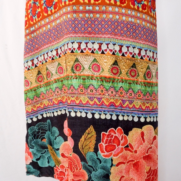 FARM RIO ANTHRO Floral Print Dress NWT 0728 - Picture 7 of 8